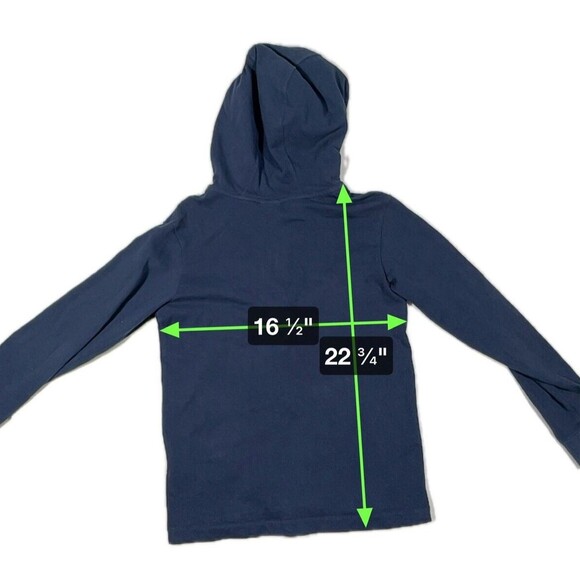 Nike‎ Big Kids Full Zip Sportswear Hoodie Navy Blue AA6628-451 Unisex Medium - Picture 3 of 3